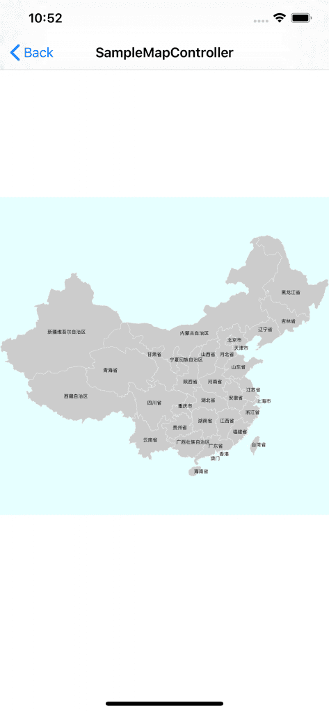 iOS-中国省份地图框架源码