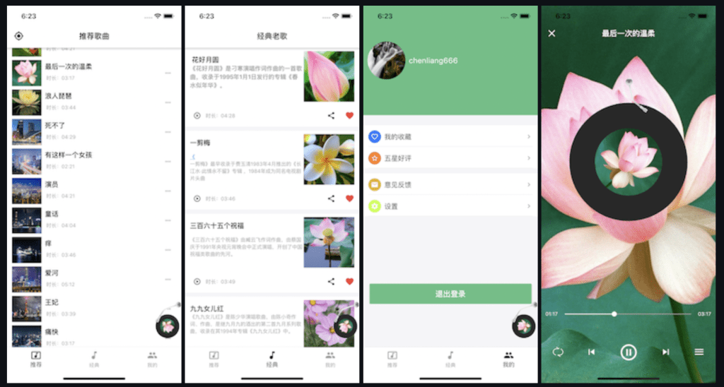 Flutter编写的音乐项目源码